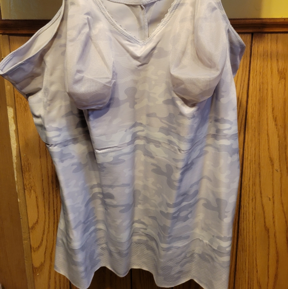 Ruby Ribbon Gray Camp Heritage Cami size 46